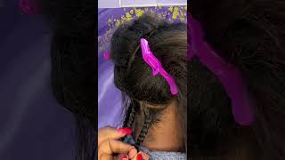 Tutorial para realizar 6 trenzas hacia tras braids trenzas peinados hairstyle [upl. by Ssew294]