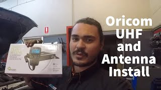 Oricom DTX4200 Uhf and ANU1200 antenna Install  Episode 10 [upl. by Naahs]