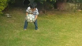 Arham playing football football playing cute arhamgamingsvlogs [upl. by Oht]