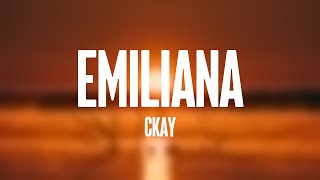 Emiliana  CKay Lyrics Video 💶 [upl. by Faustina729]