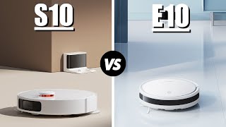 Xiaomi E10 vs Xiaomi S10  Which Robot Vacuum One Is Better [upl. by Ehcnalb]