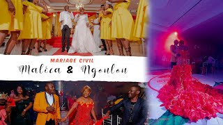 Mariage Civil Gabonais Malica amp Ngoulou  Teaser [upl. by Onitnevuj402]