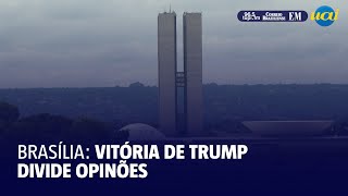 Opiniões se dividem em Brasília sobre vitória de Trump [upl. by Lib]