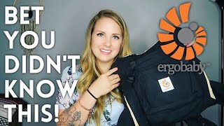 ERGOBABY CARRIER TIPS amp TRICKS  BET YOU DIDNT KNOW THIS [upl. by Nnairda]