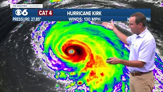 Friday update on dangerous Hurricane Kirk [upl. by Norman]