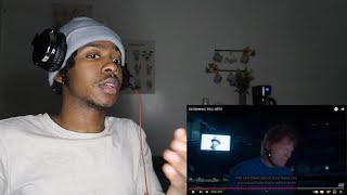 A PROPER TRIBUTE Ed Sheeran  F64  SBTV REACTION DavidBWylin [upl. by Ahsinyd]