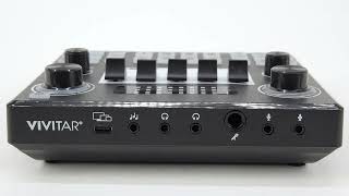 Vivitar Audio Mixer Multiple Sound Pads amp Effects for Vlogging Setup Tutorial and How to Use [upl. by Nadeau821]