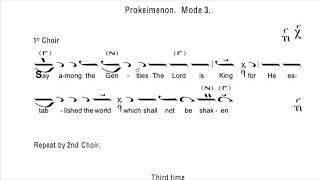 Prokeimenon of the Resurrection  Mode 3 Dedes [upl. by Marietta895]