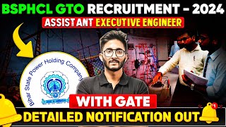 BSPHCL Recruitment 2024  Jobs for GATE Qualified Students  Complete Details [upl. by Krahmer]