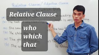 Relative Clause  Adjective Clause  Who Which That  English Grammar [upl. by Irina]