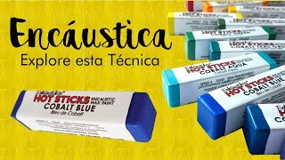 Tinta Encáustica  Cêra para Encáustica  Material para técnica de Encáustica [upl. by Perr]