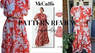 Pattern Review  McCalls 8482  McCalls 8139 [upl. by Radburn]