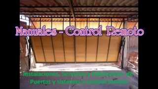 Fabrica de Puertas Enrollables y Control Remoto  Cusco [upl. by Borg817]