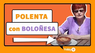 👩‍🍳 CÓMO Cocinar POLENTA  A la BOLOÑESA  Querrás DEVORAR este Plato 😋😋 [upl. by Enisamoht]