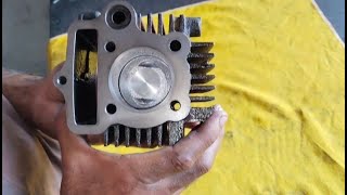 How to Re Sleeve Motorcycle Cylinder  Bike Cylinder Sleeve Installation  Pakhtoonengineer [upl. by Nekciv]