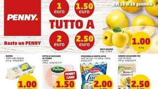 Volantino Penny 🛒dal 18 al 28 Gennaio 2024 [upl. by Ogir185]