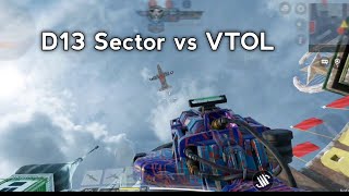 D13 Sector vs VTOL and stealth chopper in CODM [upl. by Delphina]