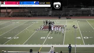 CIF LA City Section Soccer Fremont vs Foshay [upl. by Aldarcie]