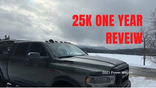 2021 RAM Power Wagon This is a big one 25K one year review [upl. by Stallworth240]