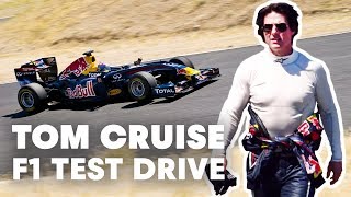 Tom Cruise test drives Red Bull Racing F1 car [upl. by Alphard]