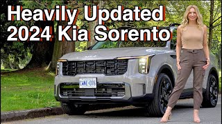 Updated 2024 Kia Sorrento review  Same size as Hyundai Santa Fe [upl. by Etnecniv]