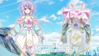 Plutia  Hyperdimension Neptunia  Cosplay costume made be me REVIEW [upl. by Dowd753]