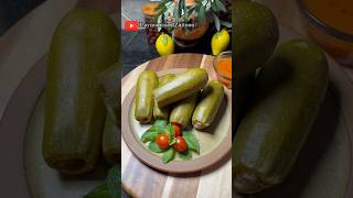 Stuffed zucchini with rice and meat with tomato sauce food shorts foodasmr [upl. by Daughtry238]