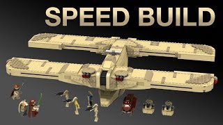 LEGO C9979 Landing Craft MOC Speed Build Star Wars [upl. by Lertnek817]