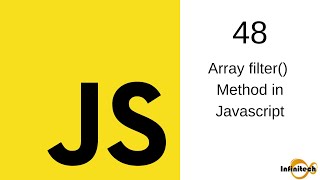 Javascript Tutorial in Hindi  48 filter function in javascript  filter method in javascript [upl. by Stieglitz]