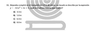 Pregunta 11 Matemáticas Guía EXACER COLBACH 2023 [upl. by Anderson]