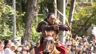 こんなに違う！日本とモンゴルの流鏑馬 両国の競演は「最初で最後でしょう」 福岡市の神社で披露 [upl. by Woodward]