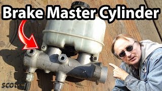 How to Replace a Brake Master Cylinder in Your Car Bleed Brakes [upl. by Jock]