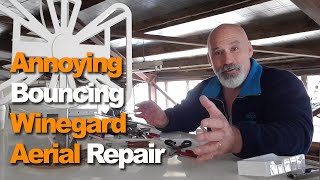 Winegard caravan antenna  aerial repair No more bouncing [upl. by Vanny425]