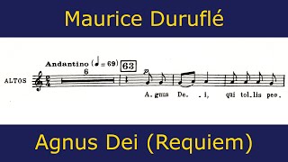 Maurice Duruflé  Requiem Agnus Dei [upl. by Eerol]