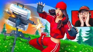 A Business Turret 1v1ed My Girlfriend Fortnite [upl. by Thedric]