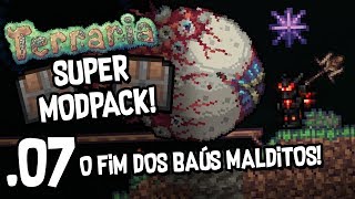 ENFRENTANDO O OLHO DO CTHULHU SENDO BAIANOR KKKK Terraria com Mods 07 Super Modpack [upl. by Anelrahc]