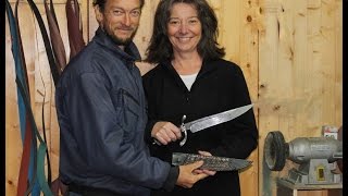 2017 ABS International Master Smith Knife of the Year by Véronique Laurent and Jean Louis Regel MS [upl. by Yrrep]