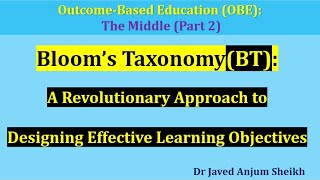 Bloom’s TaxonomyBT  What is OutcomeBased Education OBE [upl. by Ainoet]