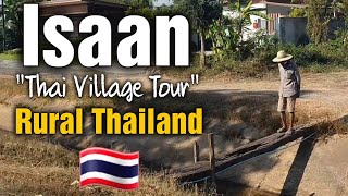 A Remote Thai Village In Isaan  Rural Thailand Tour 🇹🇭 [upl. by Latrell334]