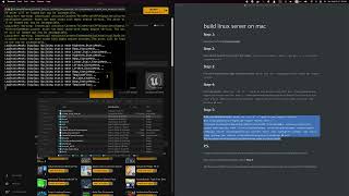 A Method to Build unreal dedicated Linux Server on mac [upl. by Lati]