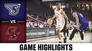 Stonehill Skyhawks vs Boston College Eagles Match Highlights  2024 ACC Mens Basketball [upl. by Foskett]