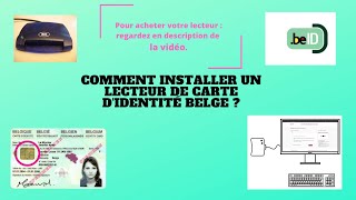 comment installer un lecteur de carte didentité belge [upl. by Eniad]