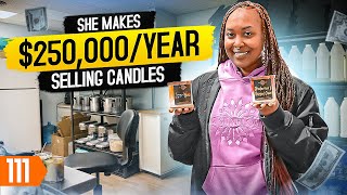 Candle Business Makes 300000 In 18 Months [upl. by Emylee]