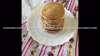 Pancake Light integrali e vegani [upl. by Niveek]