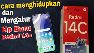 Cara aktifkan hp Redmi 14c baru terbaru 2024 [upl. by Eikin]