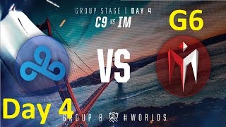 C9 vs IM Game 1 Highlights  2016 Worlds Group Stage  Day 4 [upl. by Marilin]