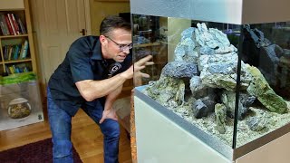 ROCK ONLY AQUASCAPE  Full Tutorial  Oase Highline 175 [upl. by Sirromal771]