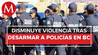 Devuelven armas a policías de Baja California luego de que fueran revisadas [upl. by Beyer719]