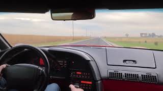 1993 C4 Corvette ZR1  Giving the DOHC LT5 some exercise at 7000 rpm [upl. by Sicnarf216]