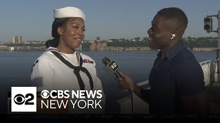 Fleet Week NYC is a homecoming for a many service members [upl. by Lleddaw]